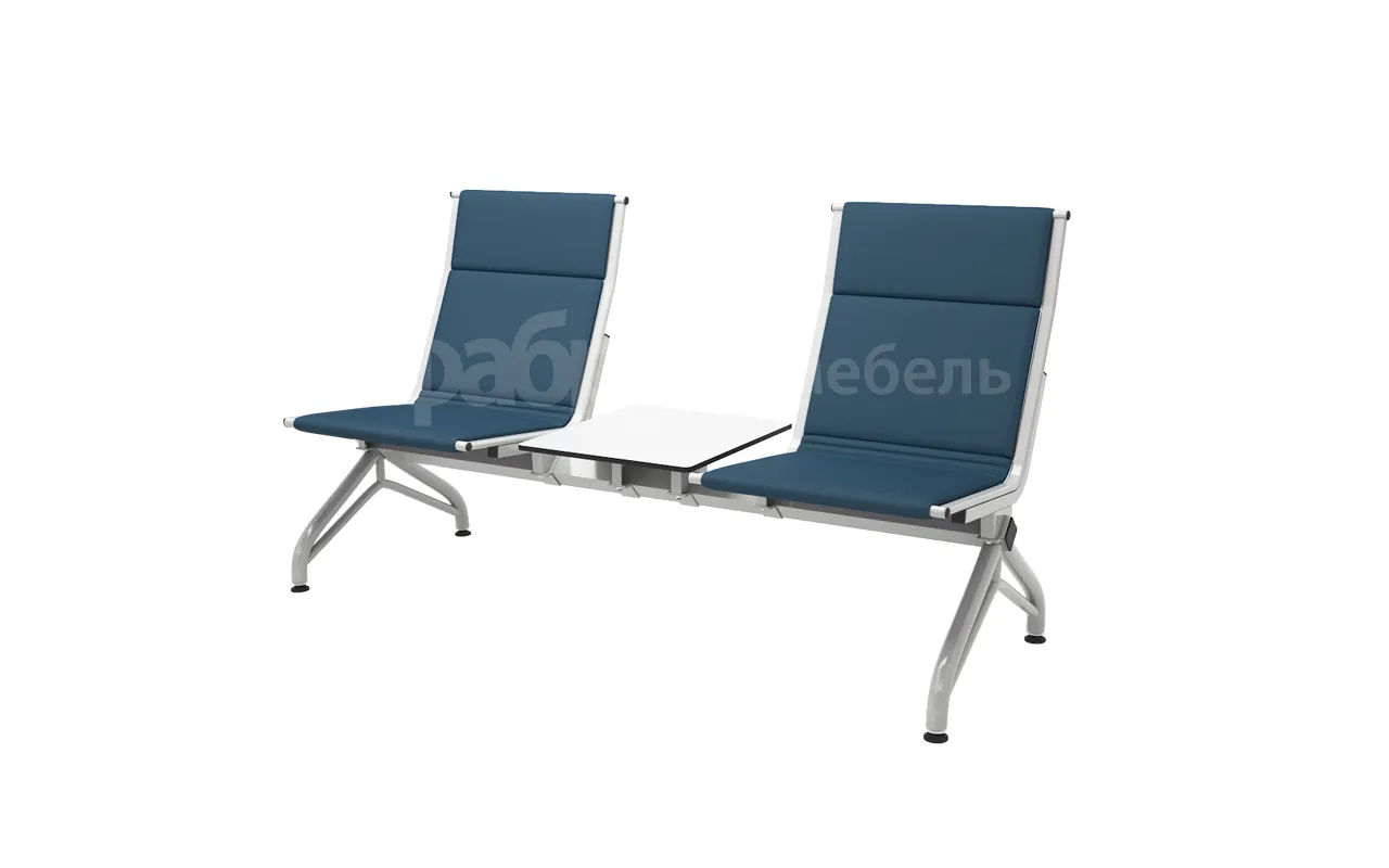 Трехместная секция Aero plus БП со столиком фото 1