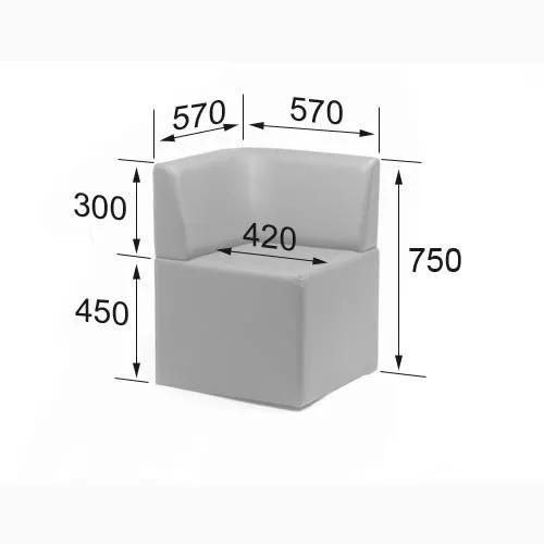 Секция угловая КИТ Kit-C фото 0